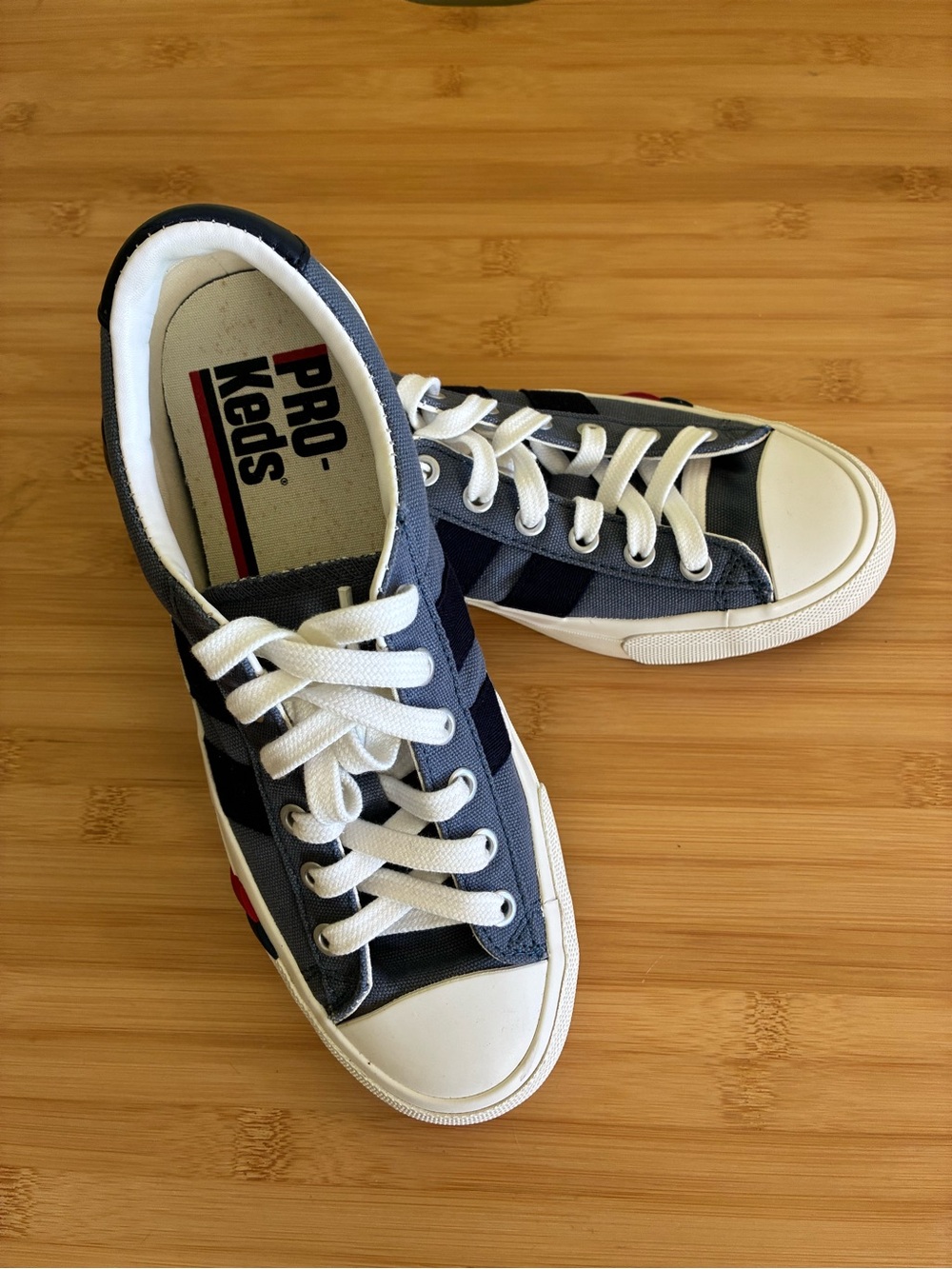 Keds PRO Men's Navy and White Low-Top Sneakers